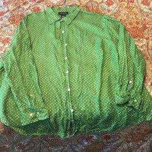 Jones New York Button down long sleeve top